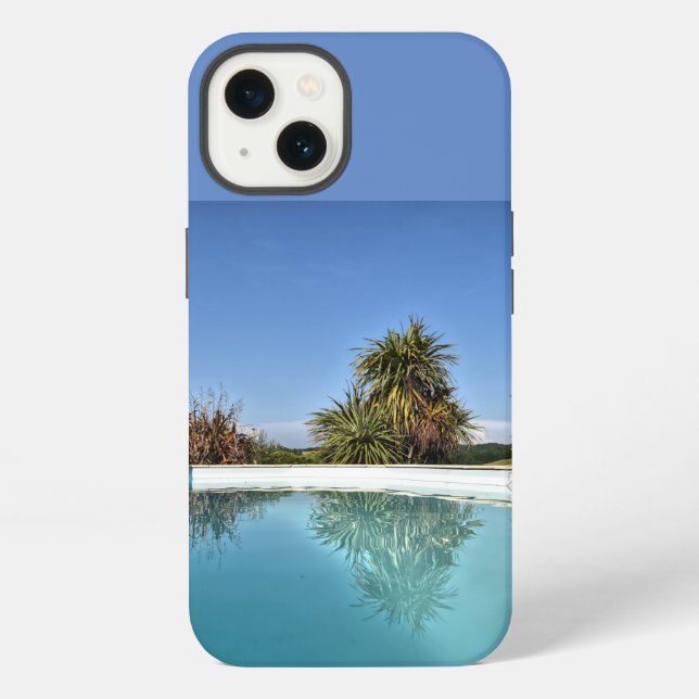 Pool and Palms iPhone Case (Back)