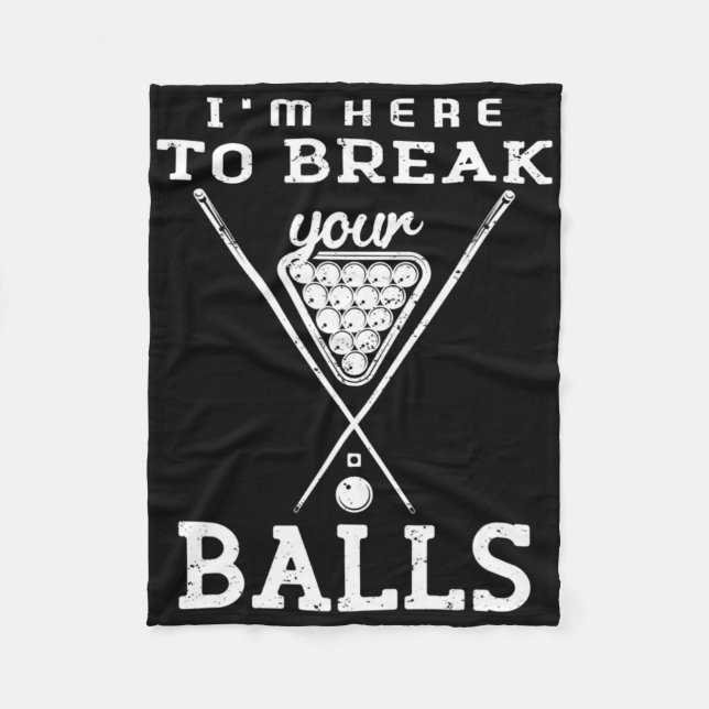 Pool And Snooker Player2  Fleece Blanket (Front)