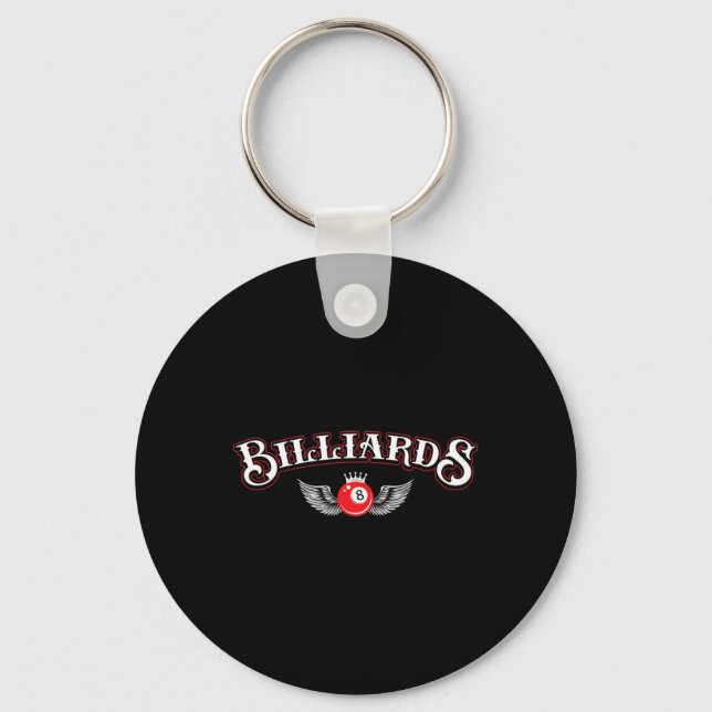 Pool And Snooker Player5  Keychain (Front)