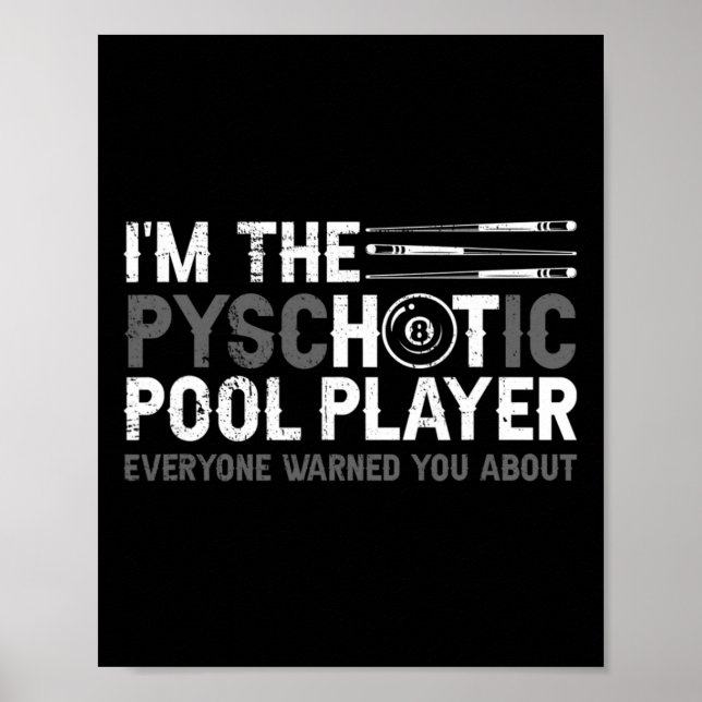 Pool And Snooker Player7  Poster (Front)