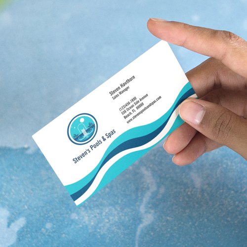 Pool and Spa Services Business Card