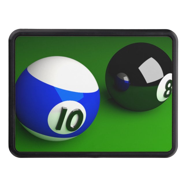 POOL BALLS 3D TRAILER HITCH COVER (Front)