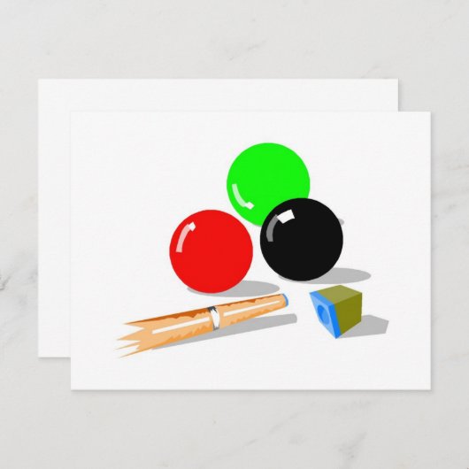 Pool Balls and Stick (Front/Back)