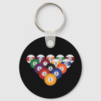 Pool Balls / Billiards: Keychains