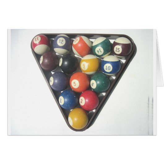 Pool Balls Cards (Front Horizontal)