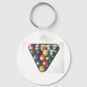 Pool Balls Keychain