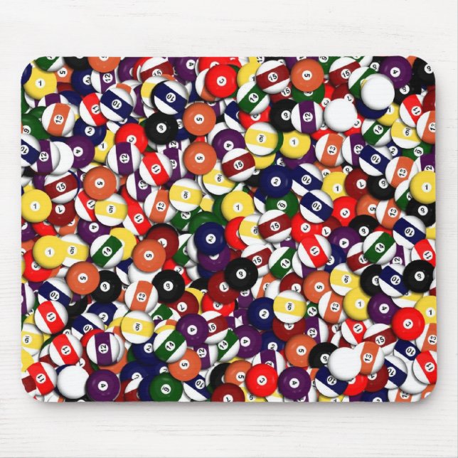 Pool Balls Mousepad (Front)