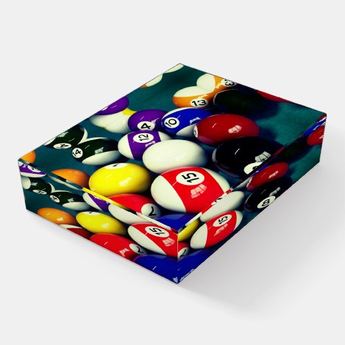 Pool Balls Paperweight