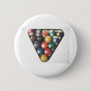 Pool Balls Pinback Button