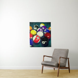 Pool Balls Tapestry