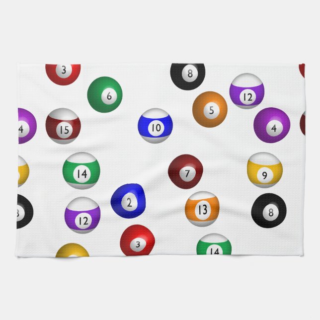 Pool Balls Towel (Horizontal)
