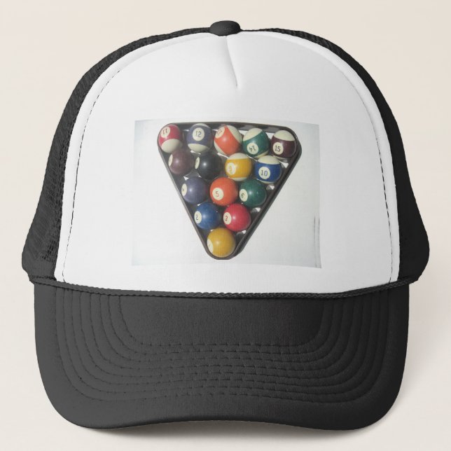 Pool Balls Trucker Hat (Front)
