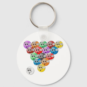 Pool Billards Keychain