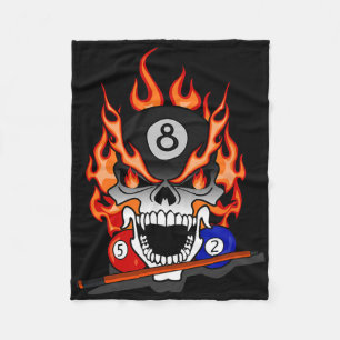 Pool Billiard Gift Snooker Cue Sport Men Women Fleece Blanket