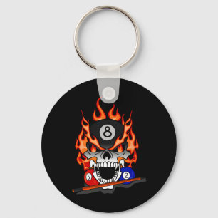 Pool Billiard Gift Snooker Cue Sport Men Women  Keychain