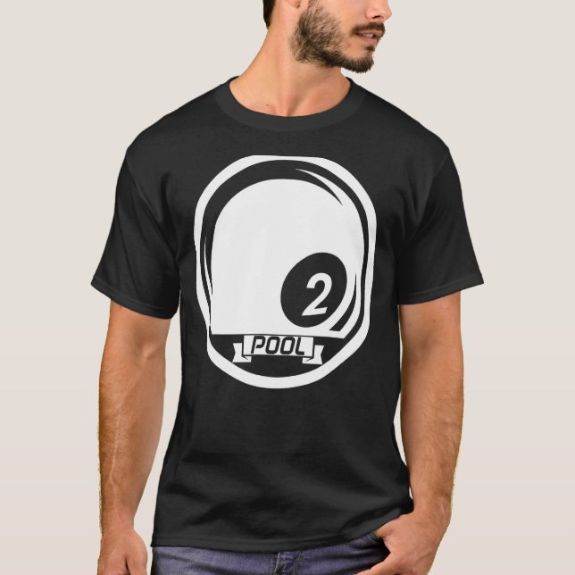 Pool Billiards Ball Billiard Cue Sports Snooker T-Shirt (Front)