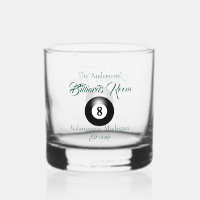 Pool Billiards Room 8 Ball Drinkware Rocks