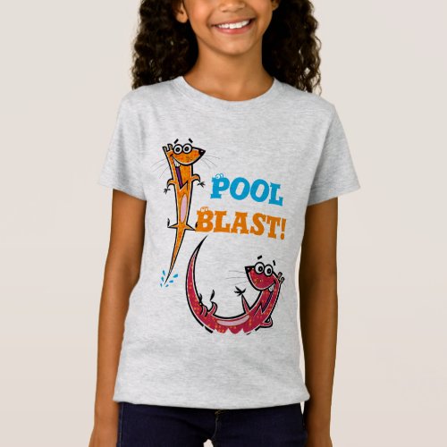 Pool Blast Party Swimming Otters T_Shirt