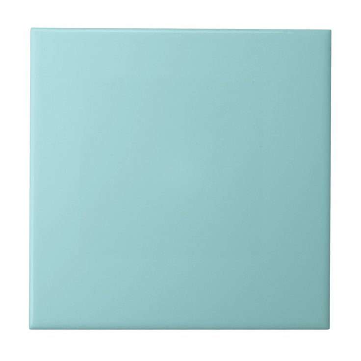 Pool Blue Personalized Aqua Teal Color Background Tile | Zazzle