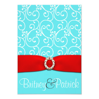 Blue And Red Wedding Invitations Winter Get Quotations Middot With Blue And White Beads Wedding Invitations Invitation Must Have High Grade