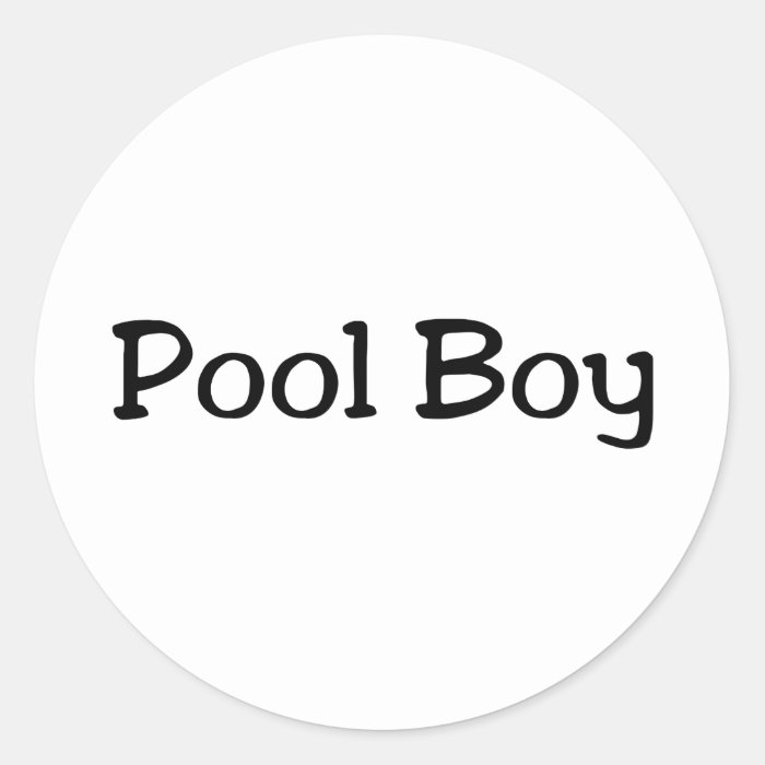 Pool Boy Sticker