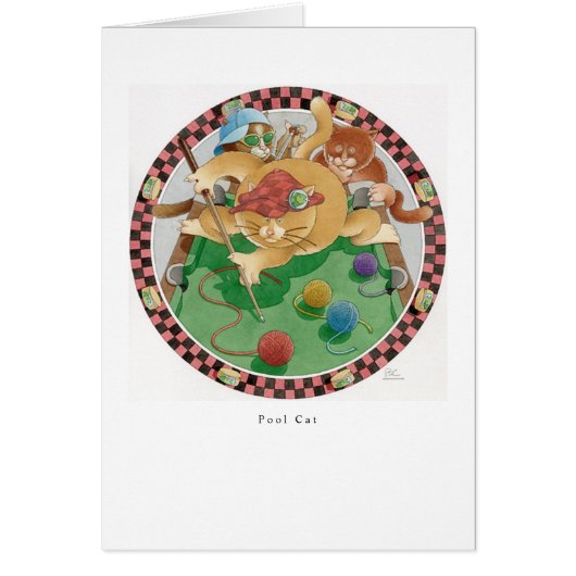 Pool Cat Cards (Front)