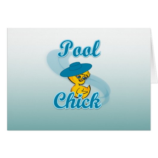 Pool Chick #3 Cards (Front Horizontal)