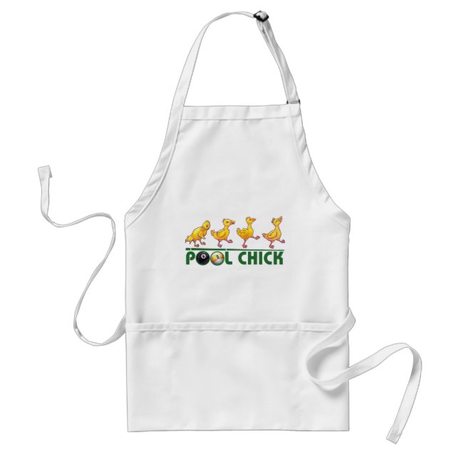Pool Chick Adult Apron (Front)