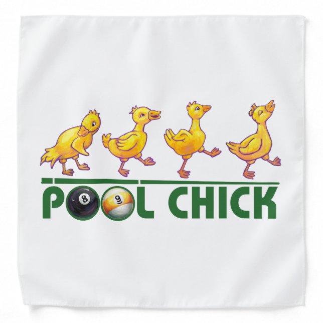 Pool Chick Bandana (Front)