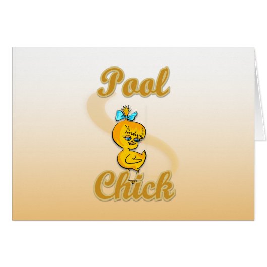 Pool Chick Cards (Front Horizontal)