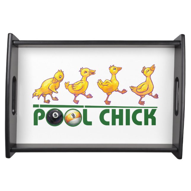 Pool Chick Serving Tray (Front)