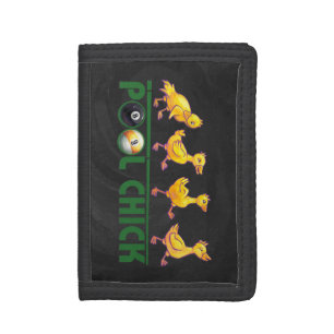 Pool Chick Tri-fold Wallet