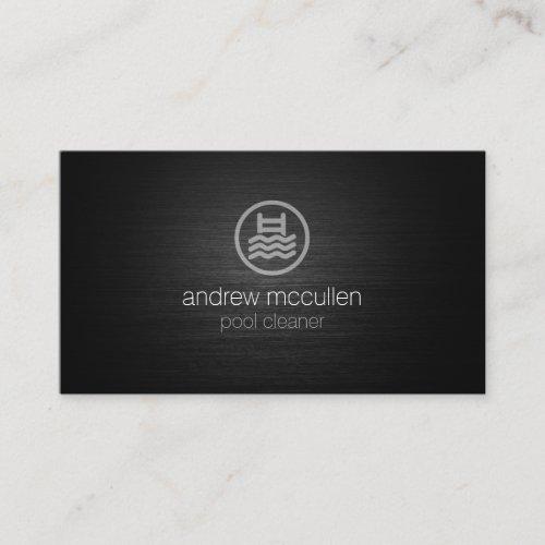 Pool Cleaner Home Services Water Icon  Business Card