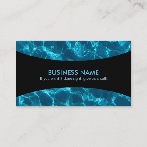 Pool Cleaner Slogans Business Cards