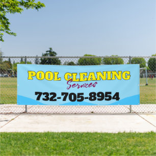 Pool Cleaning Services Custom Banner