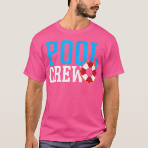 Pool Crew Pool Staff Lifeguard Boys Swimming Pool T-Shirt