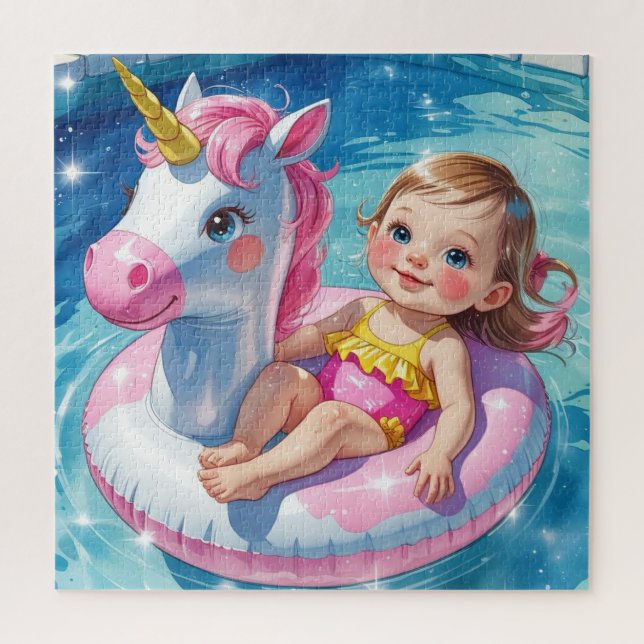 Pool Days Jigsaw Puzzle (Vertical)