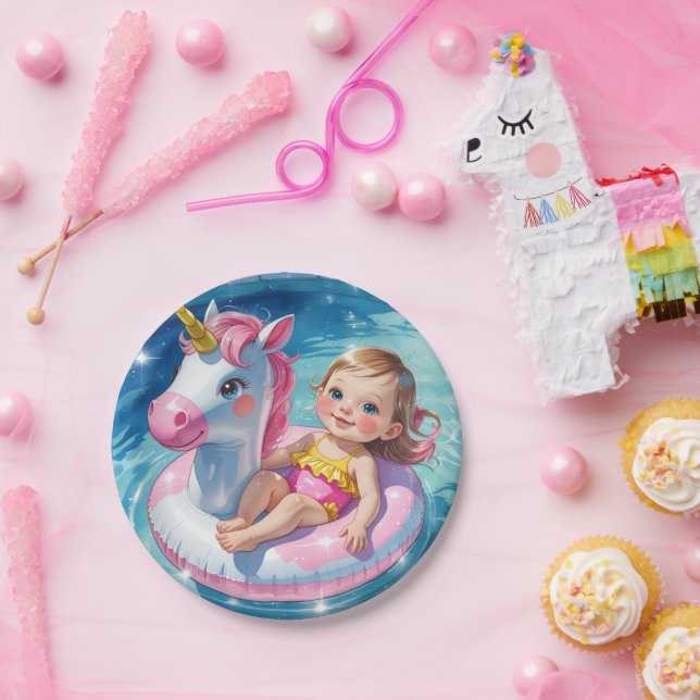 Pool Days Paper Plates (Party)