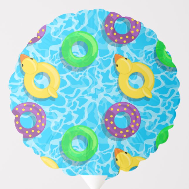 Pool Full of Floaties Balloon (Front)