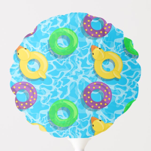 Pool Full of Floaties Balloon (Front)