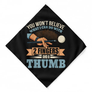 Pool Funny Billiards Bandana