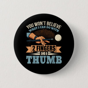 Pool Funny Billiards Button