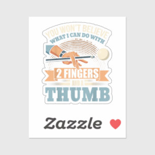 Pool Funny Billiards Sticker