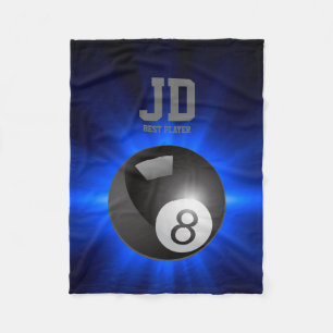 Pool Game Best Player Fleece Blanket