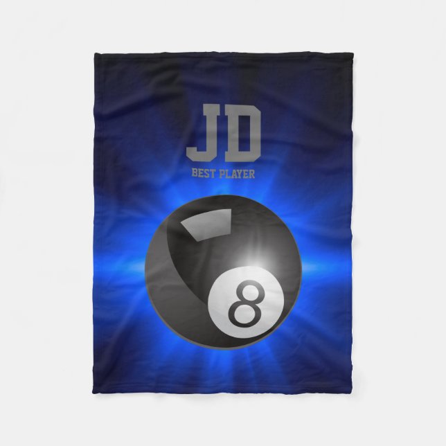 Pool Game | Best Player Fleece Blanket (Front)