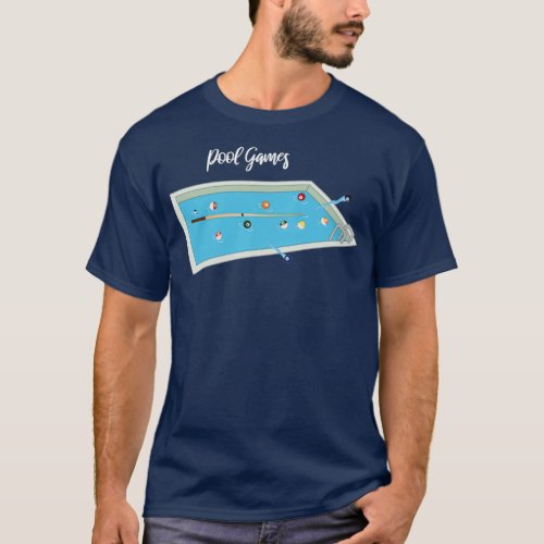 Pool Games Concept T_Shirt