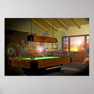 Pool Ghosts Poster