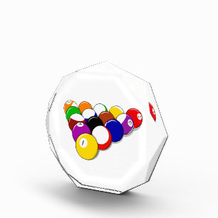 Pool Hall Balls Rack Em Sports Leisure Billiards Award