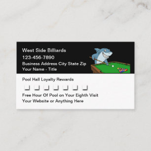 Pool Hall Billiards Customer Loyalty Rewards