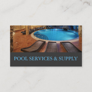 Pool Hot Tub Jacuzzi Installation Repair Business Card